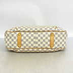 Louis Vuitton Shoulder Bag Damier Azur Galleria GM White — view 3