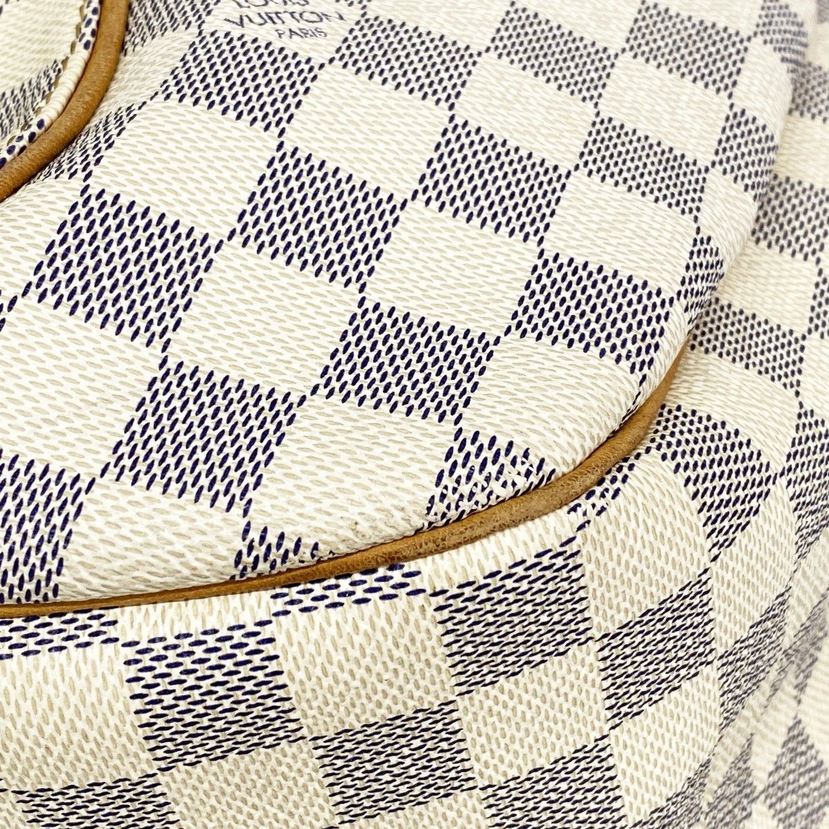 Louis Vuitton Shoulder Bag Damier Azur Galleria GM White — view 7
