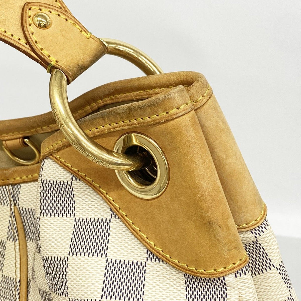 Louis Vuitton Shoulder Bag Damier Azur Galleria GM White — view 8