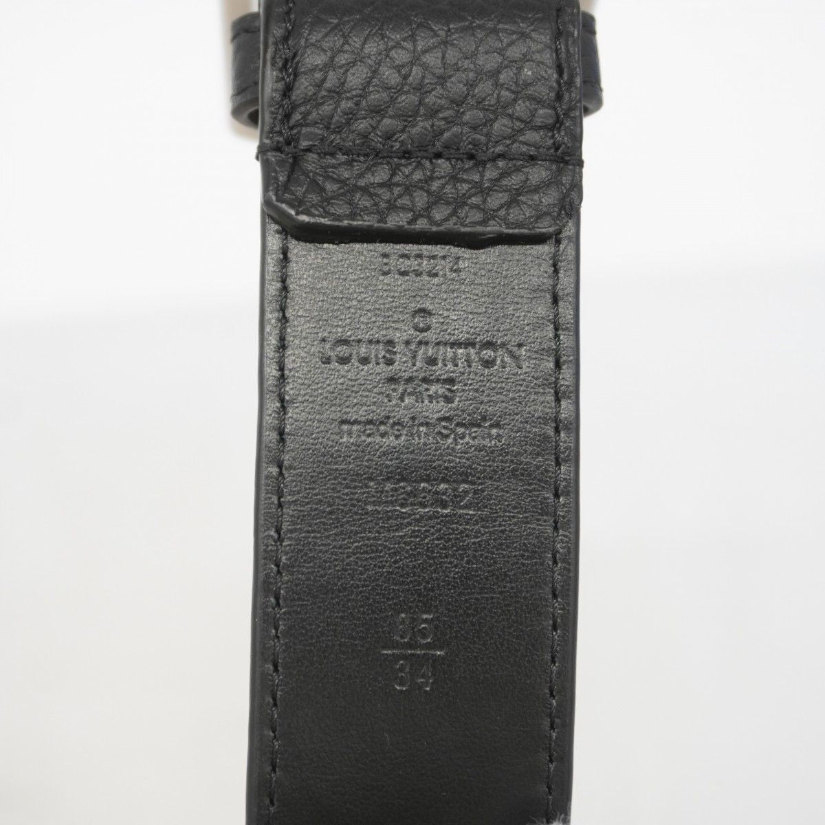 Louis Vuitton Belt Heritage 35 Black — view 2
