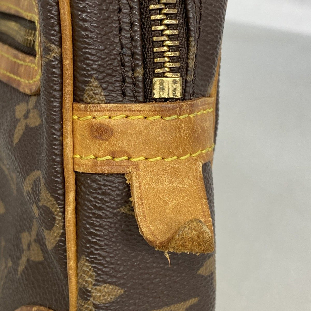 Louis Vuitton Clutch Monogram Marly Dragonne GM Brown — view 8