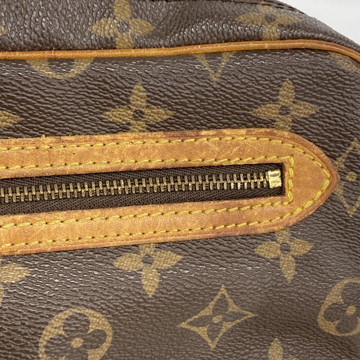 Louis Vuitton Clutch Monogram Marly Dragonne GM Brown — view 7