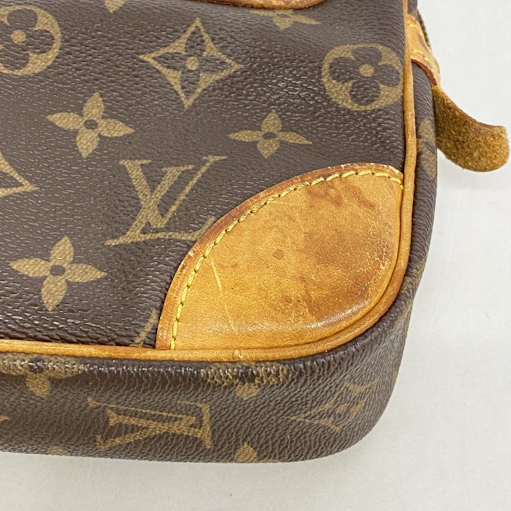 Louis Vuitton Clutch Monogram Marly Dragonne GM Brown — view 6