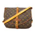 Louis Vuitton Shoulder Bag Monogram Saumur 30 Brown