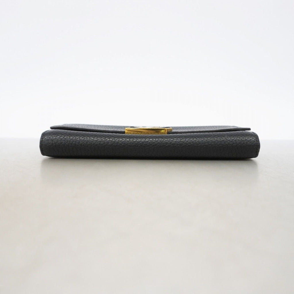 Louis Vuitton Wallet Taurillon Portefeuille Capucines Noir — view 2