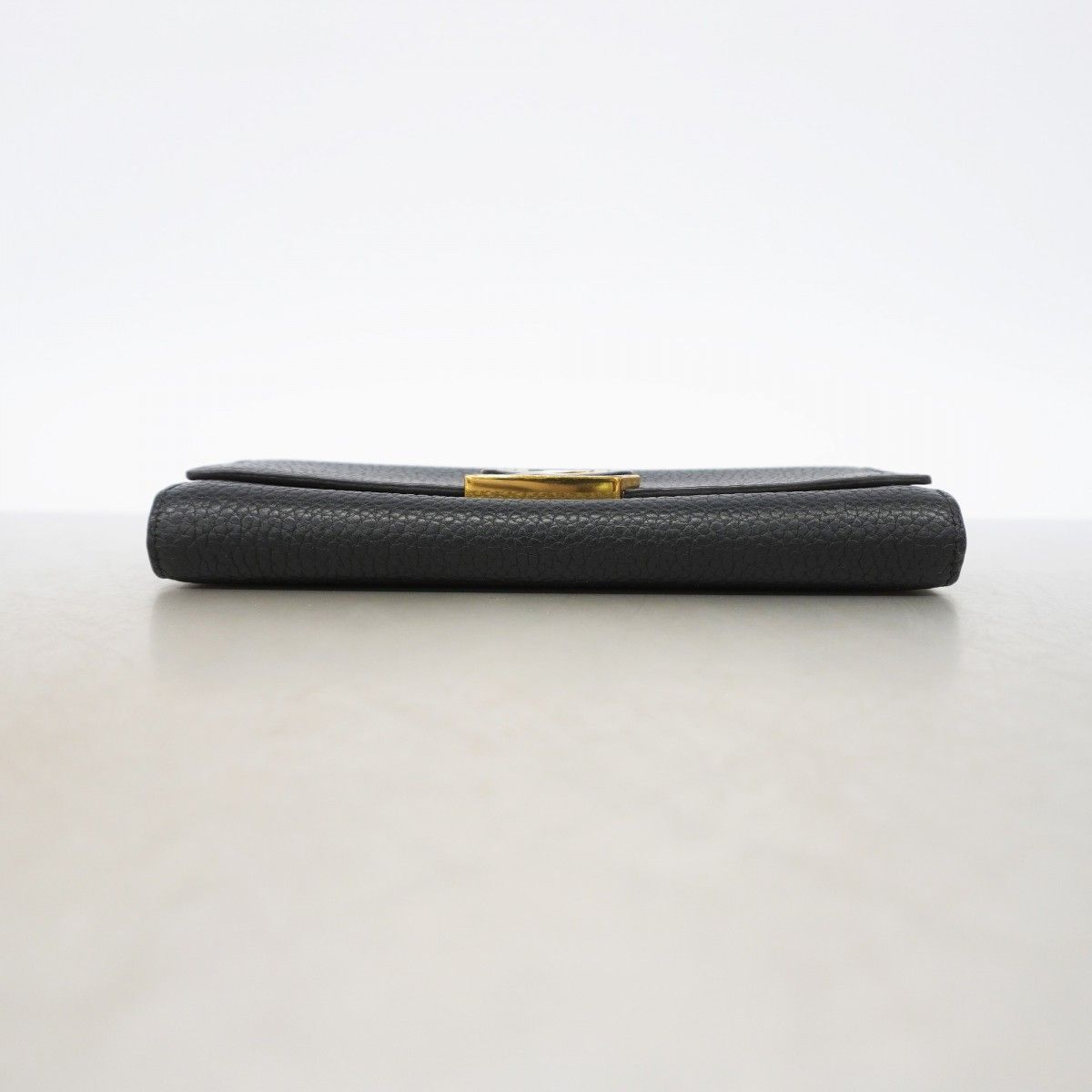 Louis Vuitton Wallet Taurillon Portefeuille Capucines Noir — view 2