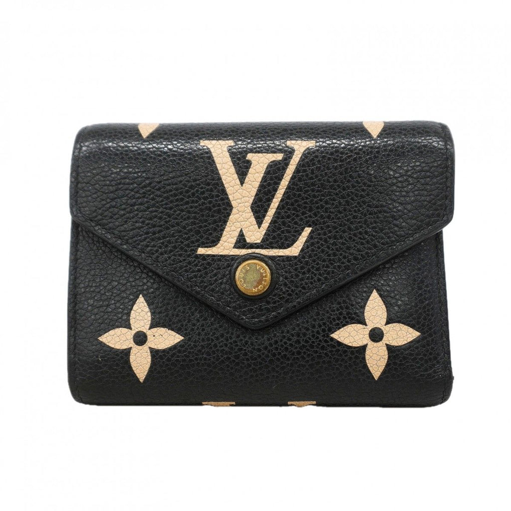 Louis Vuitton Trifold Wallet Monogram Empreinte Bicolor Portefeuille Victorine