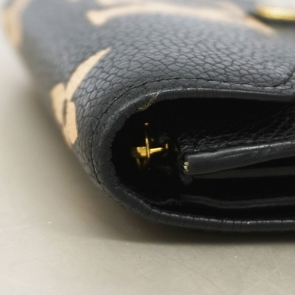 Louis Vuitton Trifold Wallet Monogram Empreinte Bicolor Portefeuille Victorine — view 5