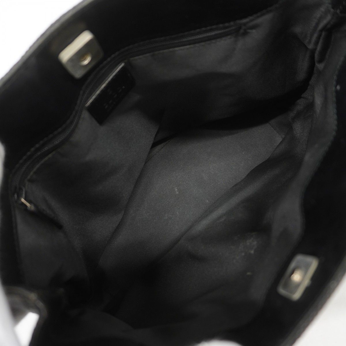 Gucci Handbag GG Canvas 002 Black Silver — view 4