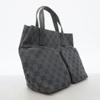 Gucci Handbag GG Canvas 002 Black Silver — view 2