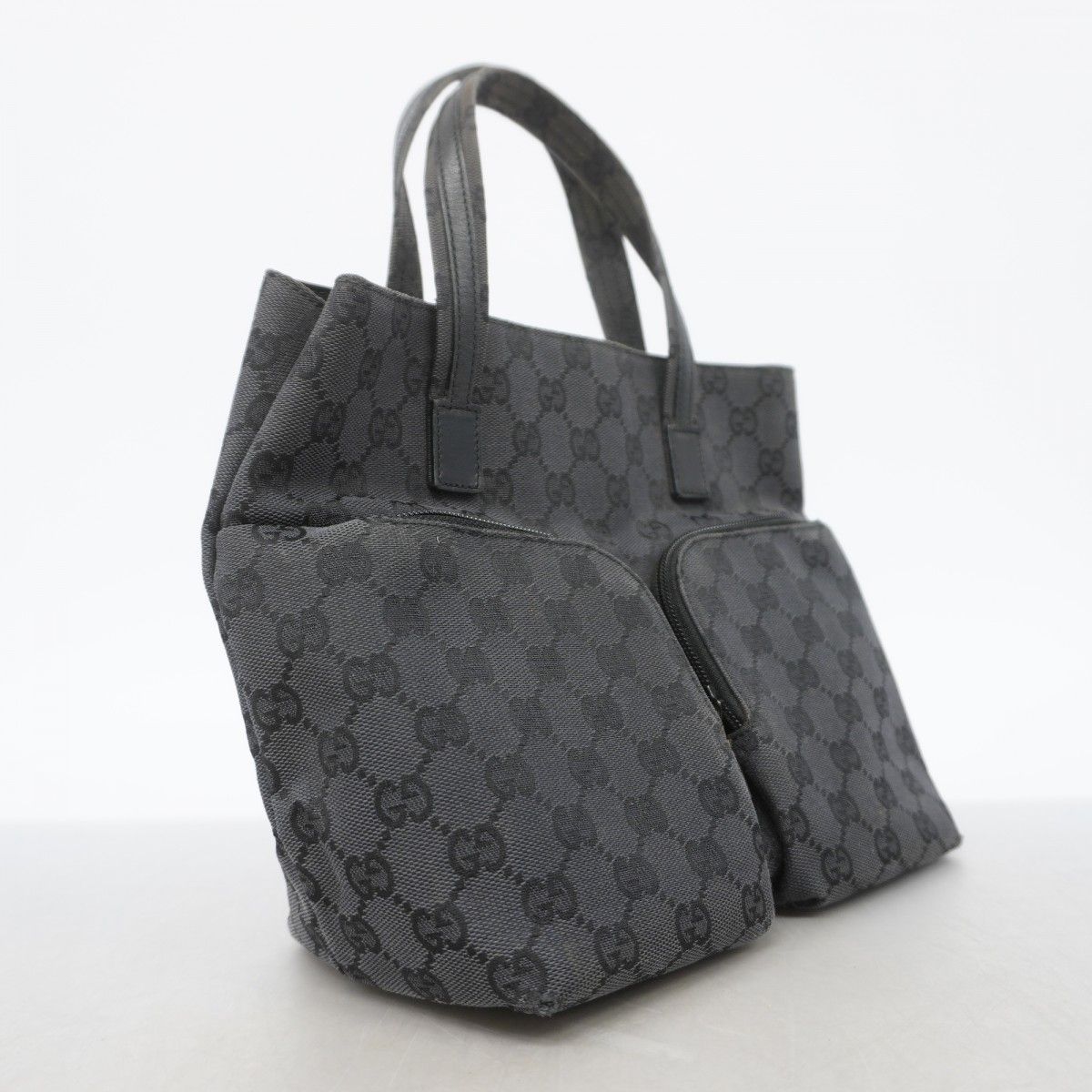 Gucci Handbag GG Canvas 002 Black Silver — view 2