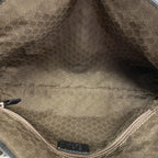 Gucci Handbag GG Nylon Brown Champagne Gold — view 4