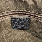 Gucci Handbag GG Nylon Brown Champagne Gold — view 5