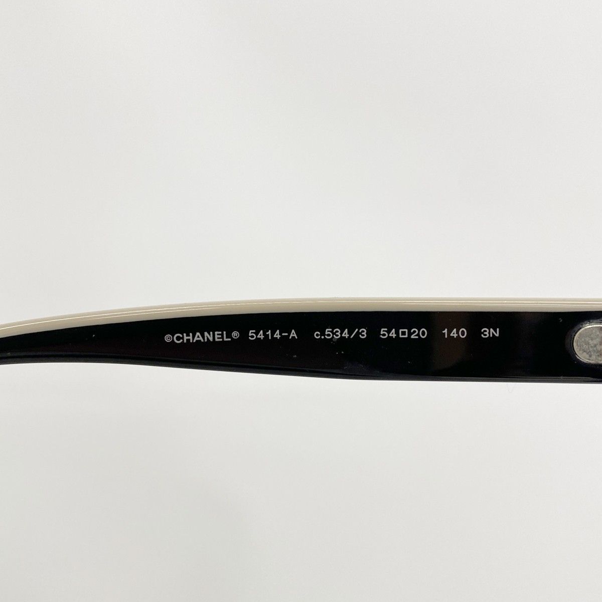 Chanel Sunglasses Acetate Black Silver Eyewear — view 2
