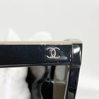 Chanel Sunglasses Acetate Black Silver Eyewear — view 6
