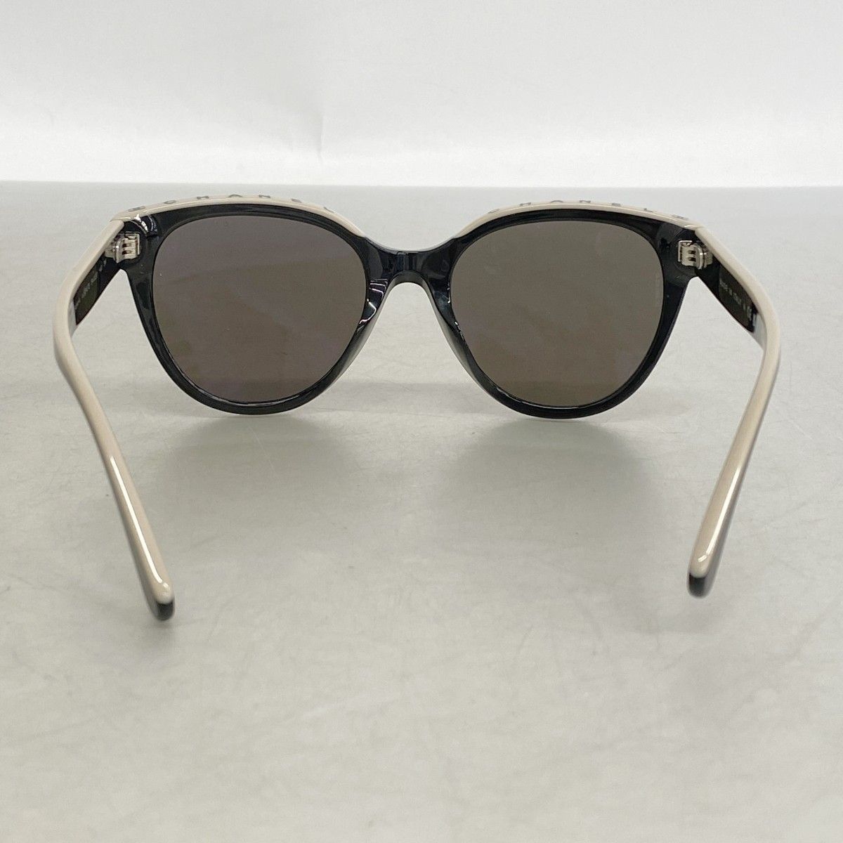 Chanel Sunglasses Acetate Black Silver Eyewear — view 9
