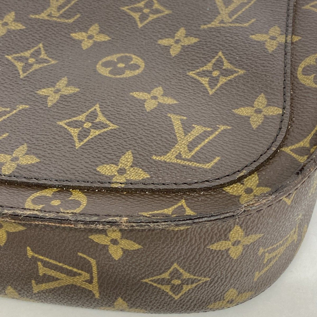 Louis Vuitton Shoulder Bag Monogram Saint Cloud GM Brown — view 6