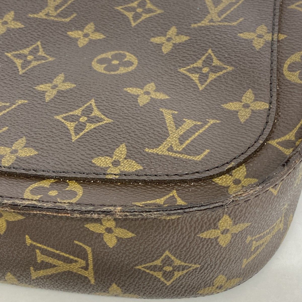 Louis Vuitton Shoulder Bag Monogram Saint Cloud GM Brown — view 6