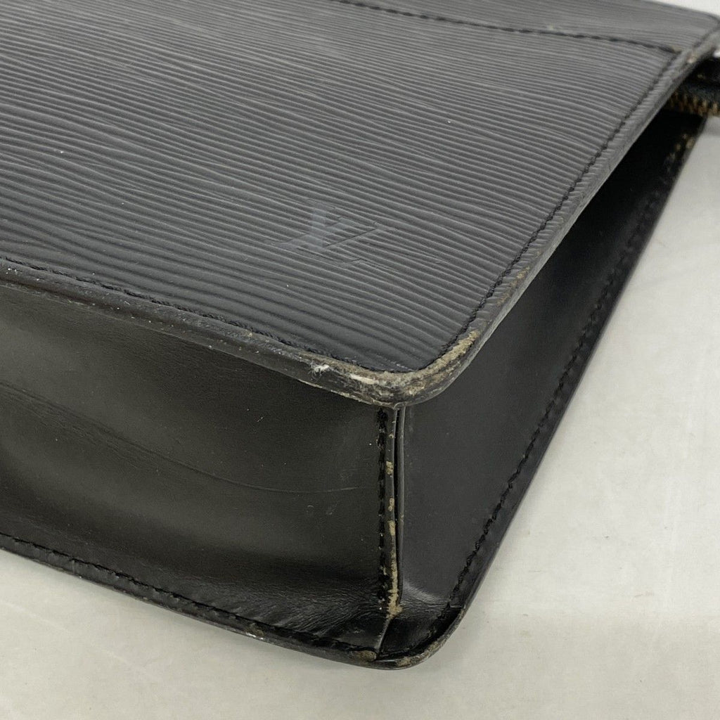Louis Vuitton Clutch Epi Pochette Homme Noir — view 6