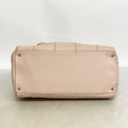 Chanel Handbag Choco Bar Caviar Leather Baby Pink Silver — view 3