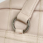 Chanel Handbag Choco Bar Caviar Leather Baby Pink Silver — view 9