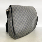 Louis Vuitton Shoulder Bag Damier Graphite Daniel MM Black Gray — view 2