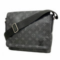 Louis Vuitton Shoulder Bag Monogram Eclipse District PM Black