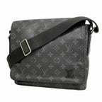 Louis Vuitton Shoulder Bag Monogram Eclipse District PM Black