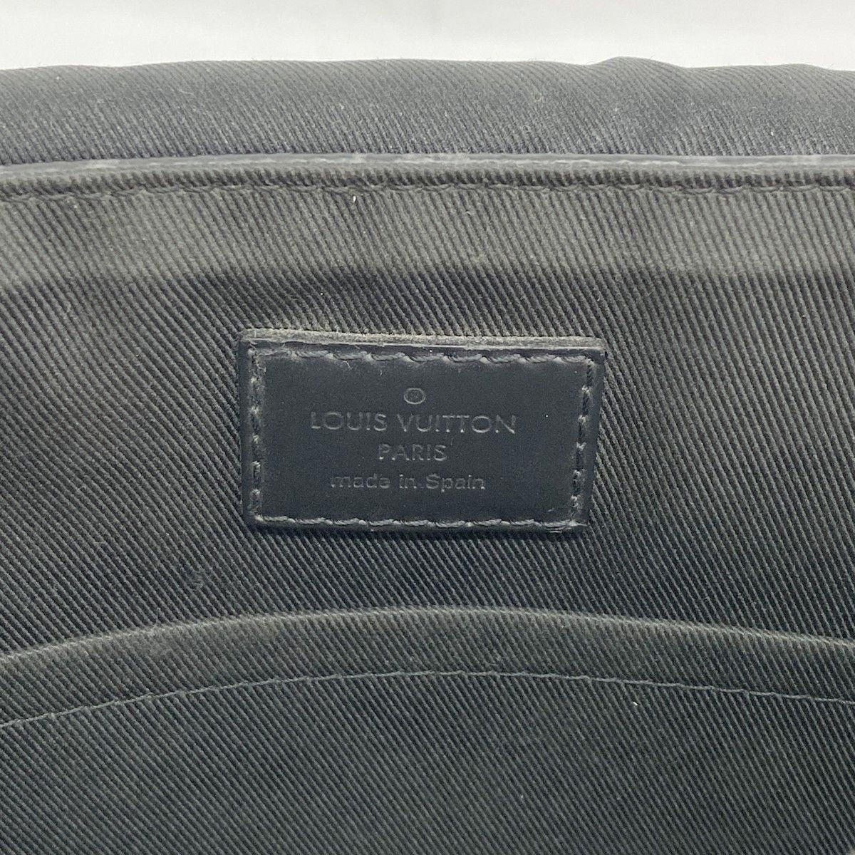 Louis Vuitton Shoulder Bag Monogram Eclipse District PM Black — view 5