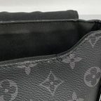Louis Vuitton Shoulder Bag Monogram Eclipse District PM Black — view 7
