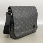 Louis Vuitton Shoulder Bag Monogram Eclipse District PM Black — view 2