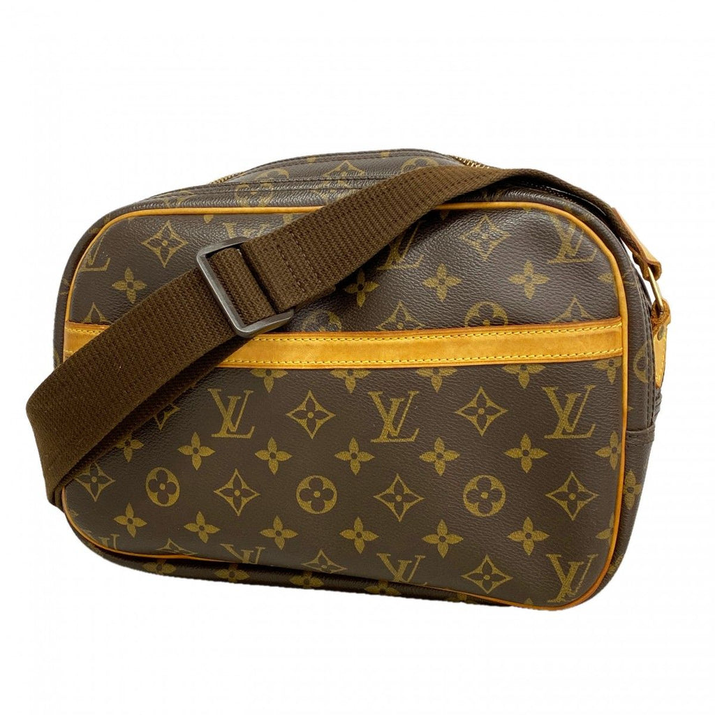 Louis Vuitton Shoulder Bag Monogram Reporter PM Brown