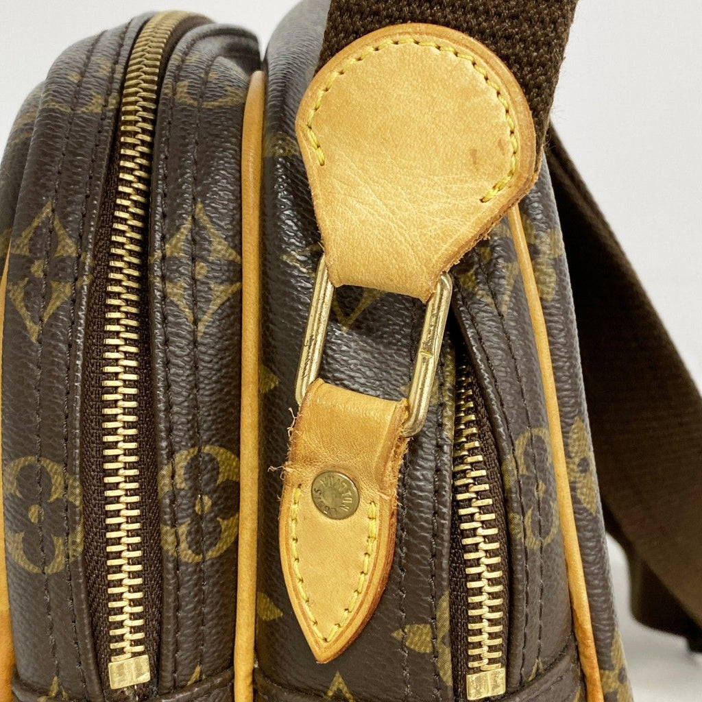 Louis Vuitton Shoulder Bag Monogram Reporter PM Brown — view 8
