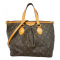 Louis Vuitton Handbag Monogram Palermo PM Brown 2-Way