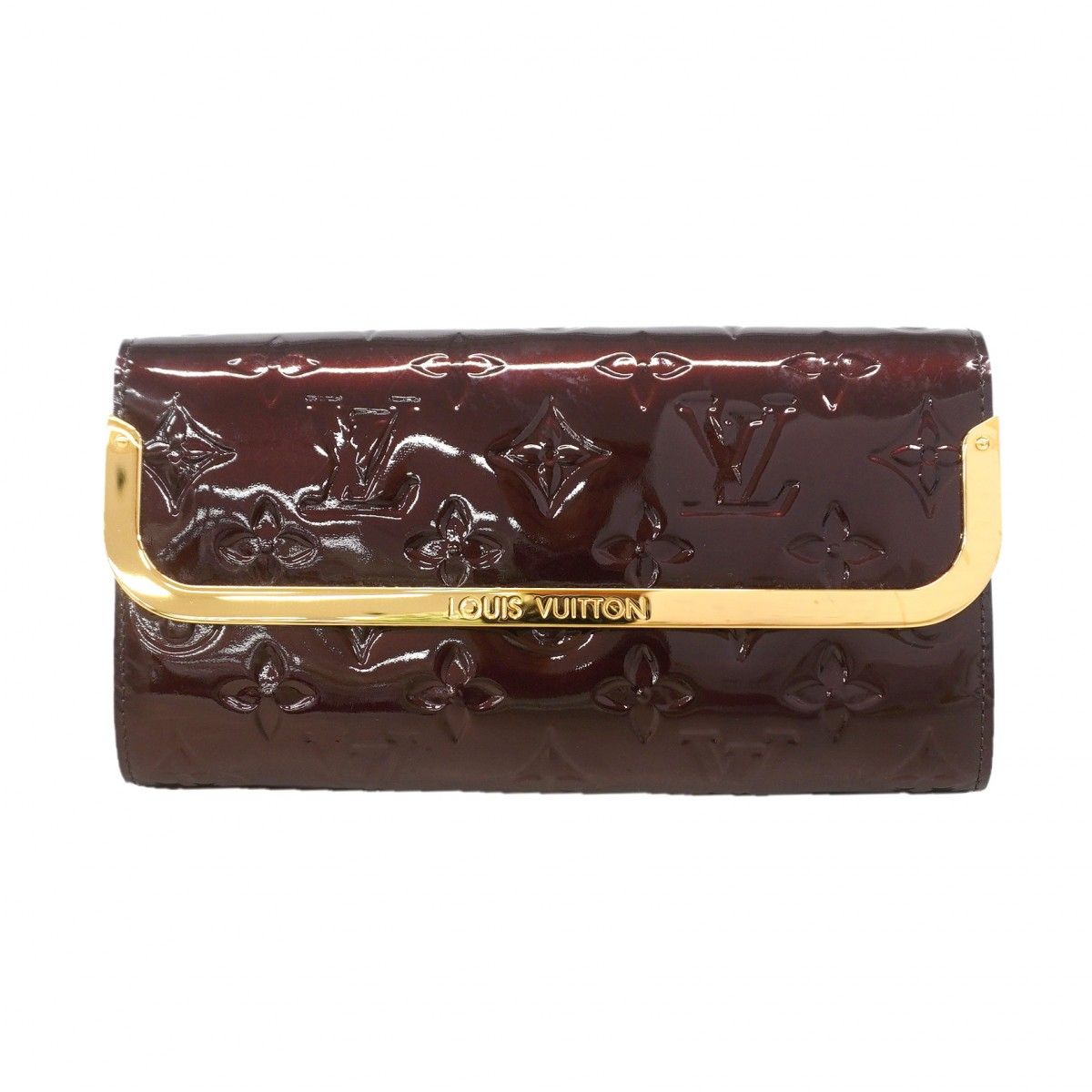 Louis Vuitton Wallet Vernis Portefeuille Rossmore Amaranto