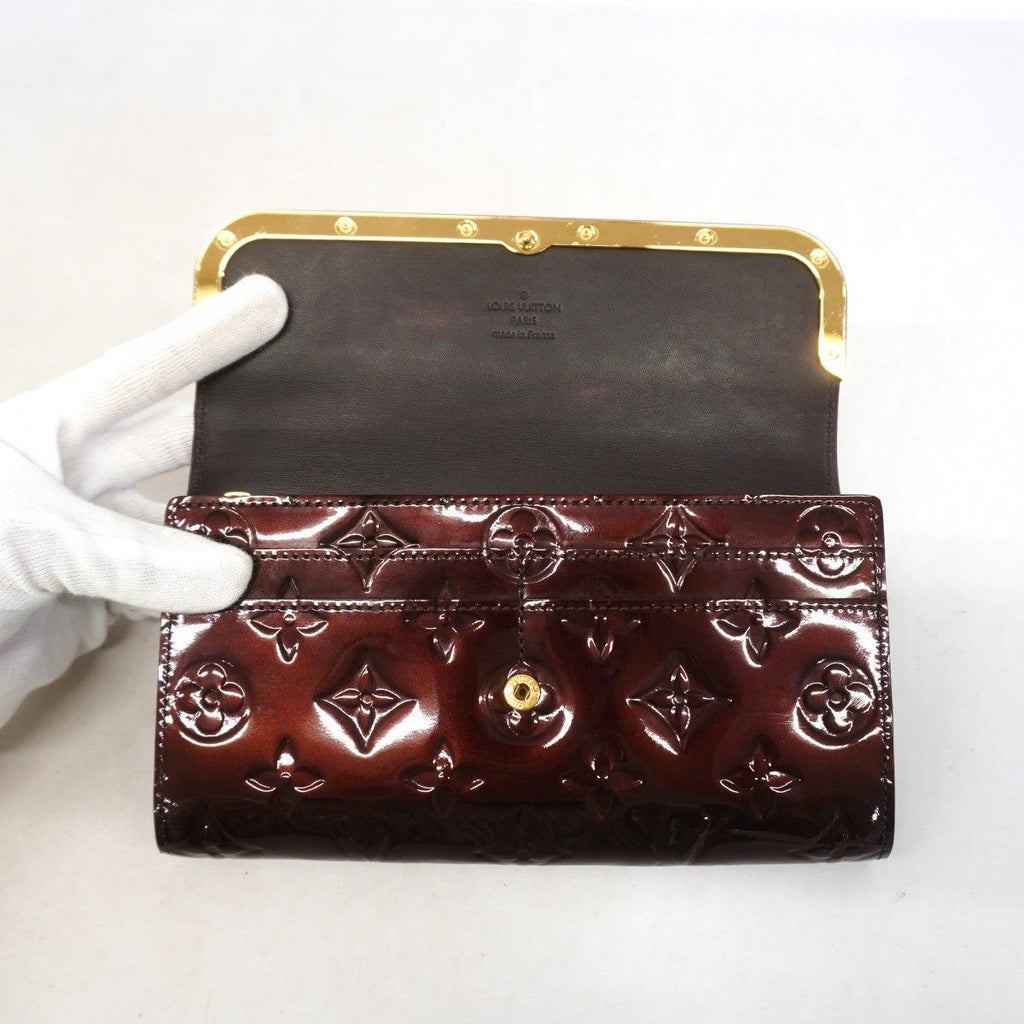 Louis Vuitton Wallet Vernis Portefeuille Rossmore Amaranto — view 7