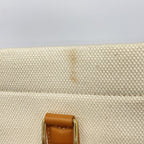 Celine Tote Horizontal Cabas Canvas Beige Gold — view 9