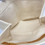 Celine Tote Horizontal Cabas Canvas Beige Gold — view 4