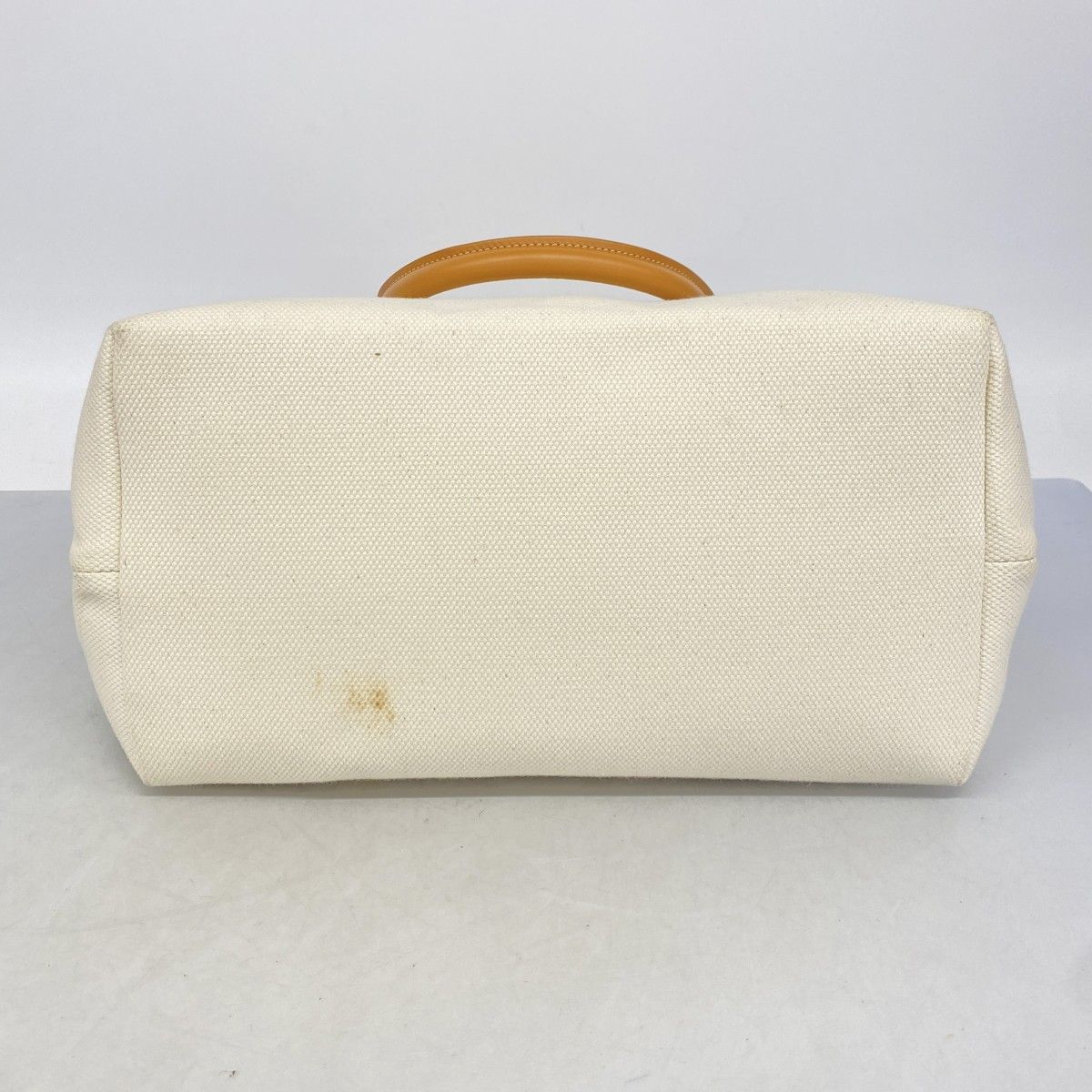 Celine Tote Horizontal Cabas Canvas Beige Gold — view 3
