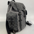 Louis Vuitton Backpack Monogram Eclipse Reverse Christopher MM Black Gray — view 2