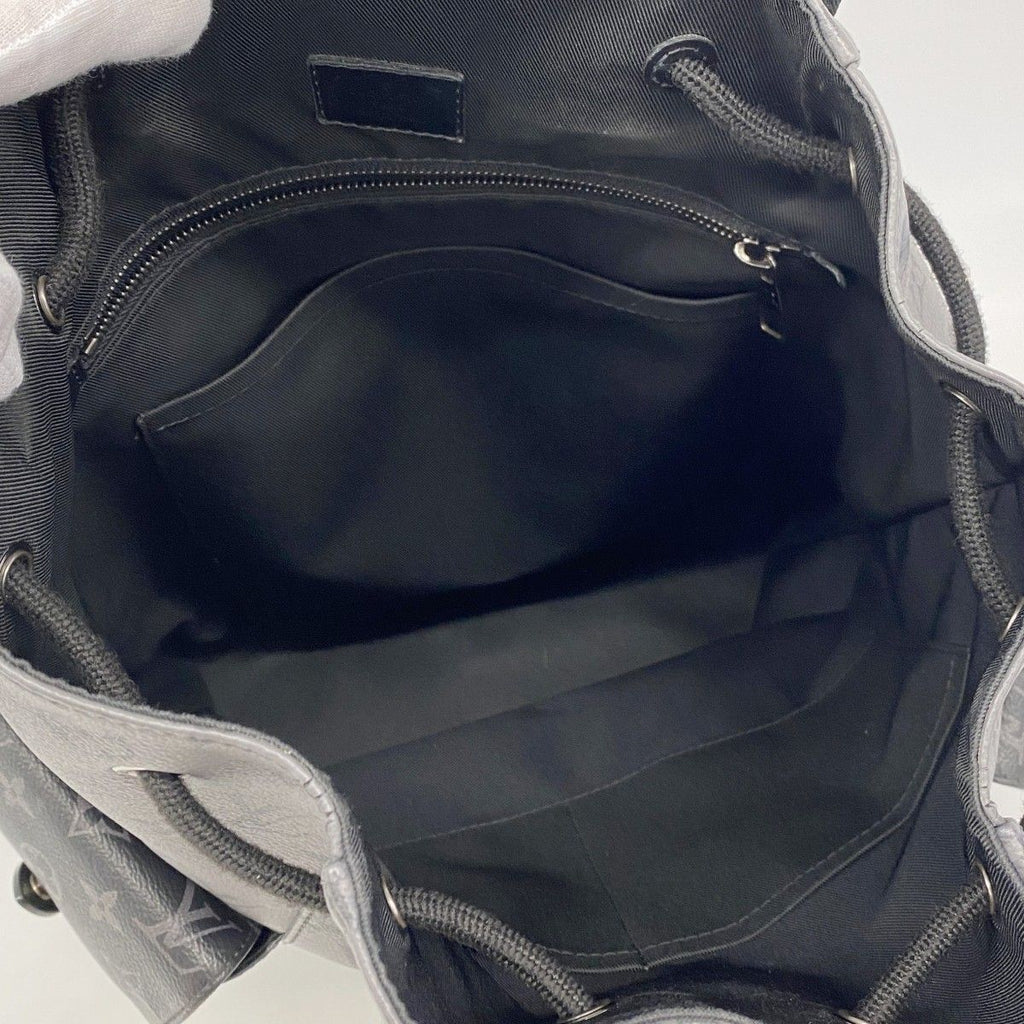 Louis Vuitton Backpack Monogram Eclipse Reverse Christopher MM Black Gray — view 4
