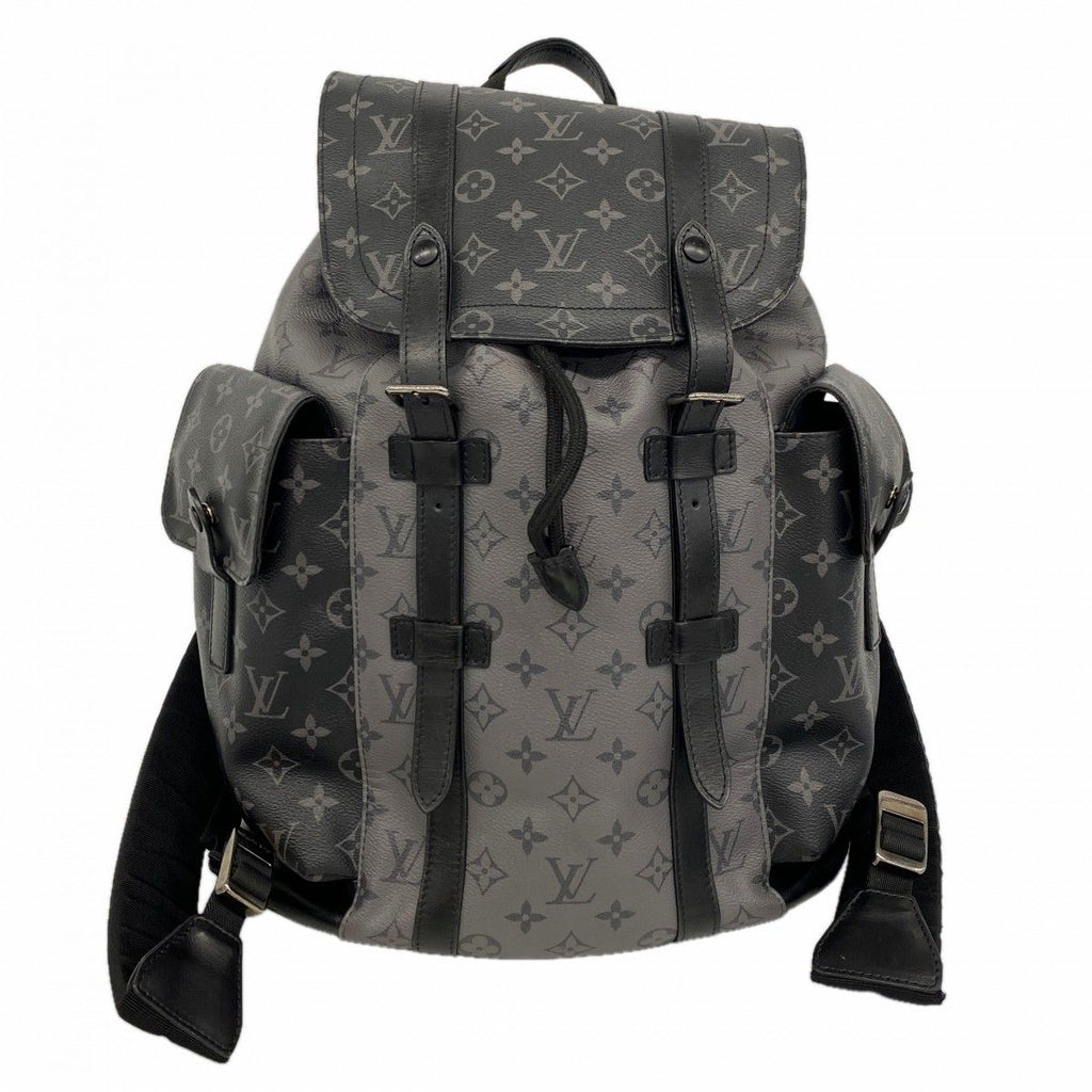 Louis Vuitton Backpack Monogram Eclipse Reverse Christopher MM Black Gray