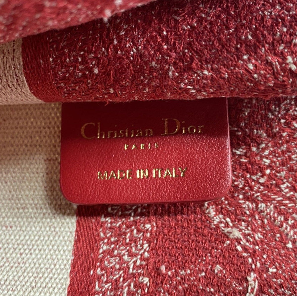 Dior Handbag Book Tote Mini Canvas Pink — view 5