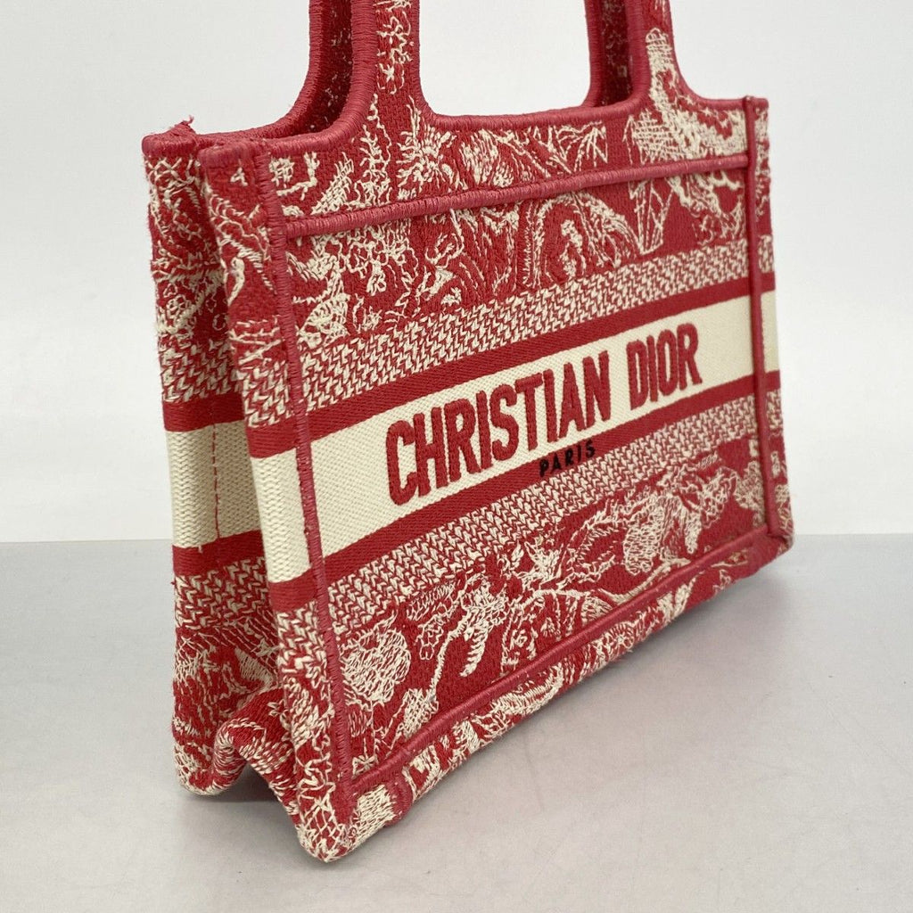Dior Handbag Book Tote Mini Canvas Pink — view 2