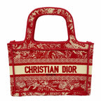 Dior Handbag Book Tote Mini Canvas Pink