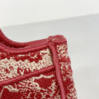 Dior Handbag Book Tote Mini Canvas Pink — view 7