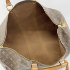 Louis Vuitton Boston Bag Monogram Keepall 55 Brown — view 4