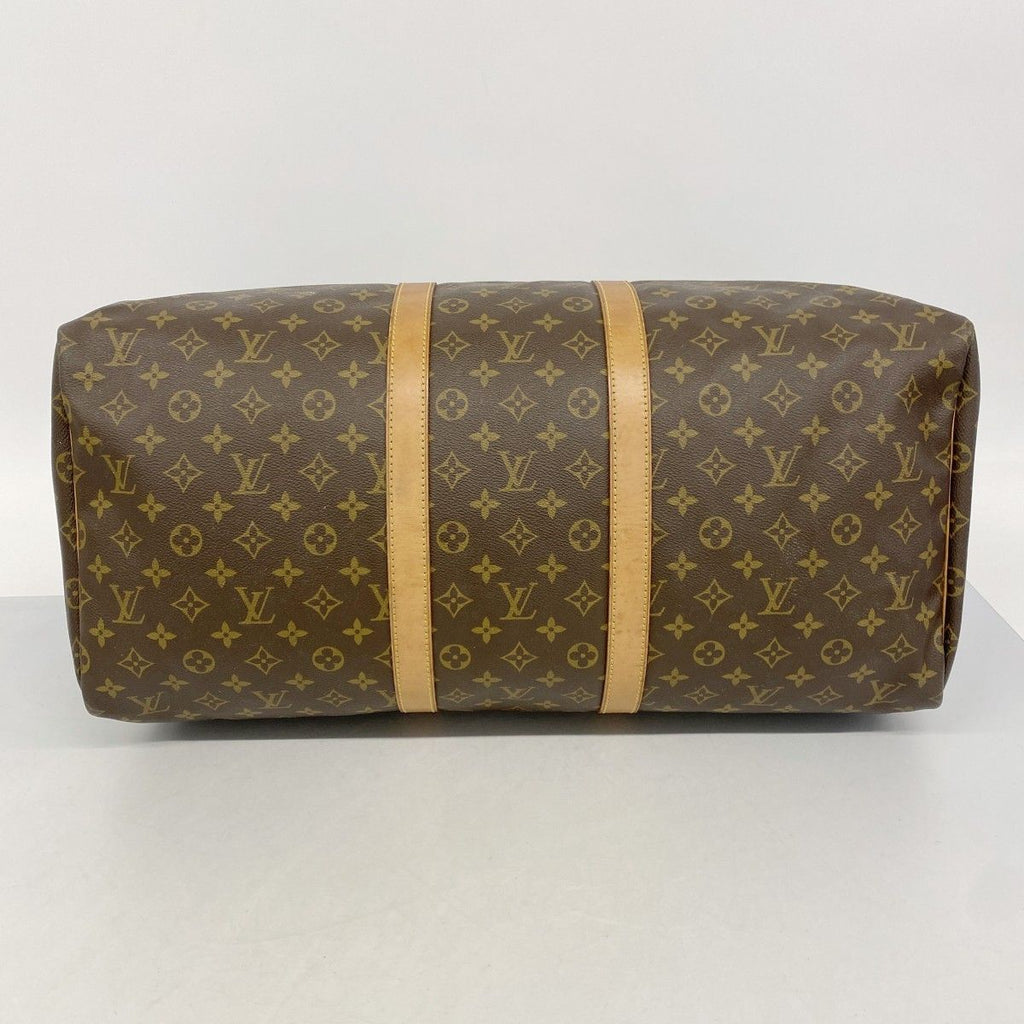 Louis Vuitton Boston Bag Monogram Keepall 55 Brown — view 3