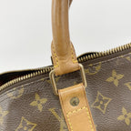Louis Vuitton Boston Bag Monogram Keepall 55 Brown — view 9
