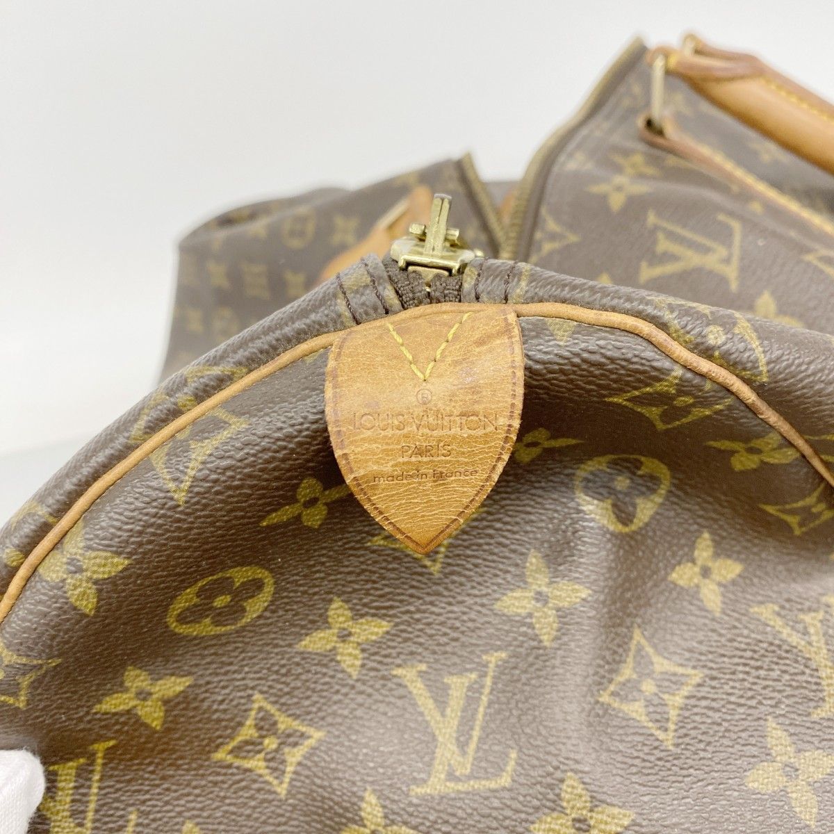 Louis Vuitton Boston Bag Monogram Keepall 55 Brown — view 5